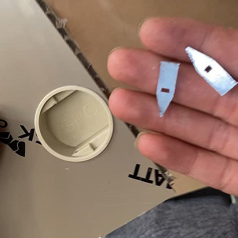 Bộ cốc âm tăng cường cho bản lề bắt cánh Nhôm tổ ong SPC và Nhựa Rỗng